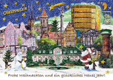Weihnachtskarte Oberhausen