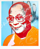 Dalai Lama Portrait Format 50 x 60 cm