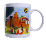 Kaffeebecher mit Schloß Broich Mülheim