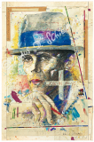 Joseph Beuys Portrait im Format 50 x 70 cm